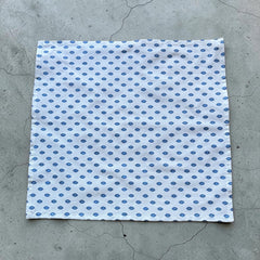 Provence cotton napkins in white with blue floral pattern from the Le Cluny Lisa French Country Collection.