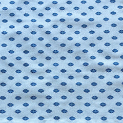 Provence cotton napkins in white with blue floral pattern from the Le Cluny Lisa French Country Collection.