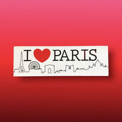 Decorative Paris Magnet - I Love Paris