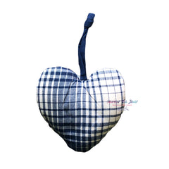 Decorative Hearts - Plaid and Stripes 