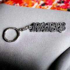 Paris Letters Keychain