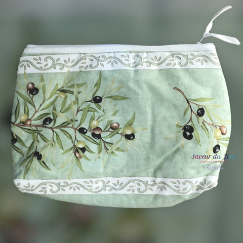 Provence Pouch - Olives Green - Large