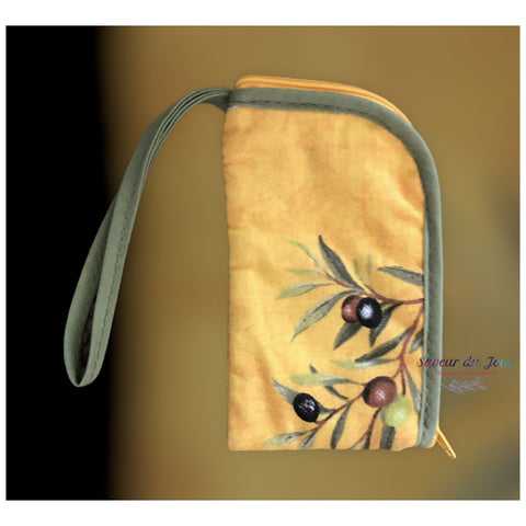 Provence Pouch - Olives Yellow - Small