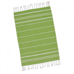 Fouta Towel - Small - Apple Green Stripes