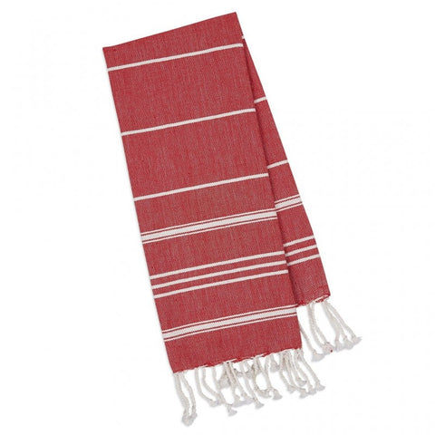 Fouta Towel - Small - Red Stripes