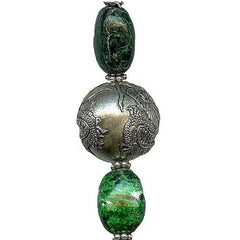 Vintage Carved Moss-in-Snow Jade Dragon Pendant & Maw Sit Sit Necklace