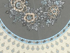 Provence Coated Tablecloth - Bastide Grey Round
