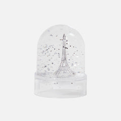 Paris Small Snow Globe - Eiffel Tower - Silver