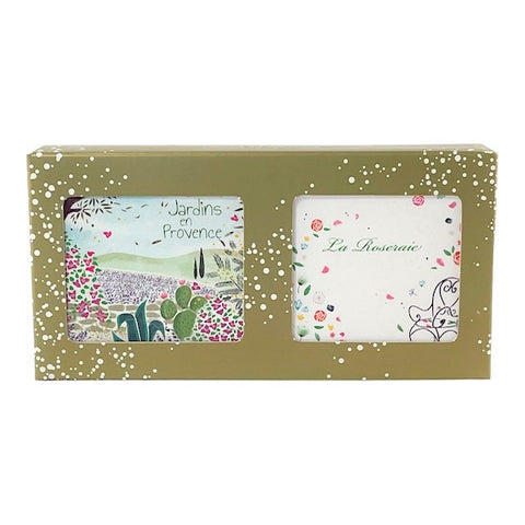 French Soap Gift Box  - Rose & Lavender - Senteurs de France