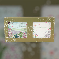French Soap Gift Box  - Rose & Lavender - Senteurs de France