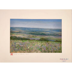 Provence Oil Painting - Lavandes vers Valensole 2