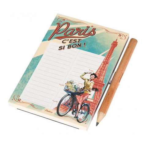 Magnetic Memo Notepad - Paris