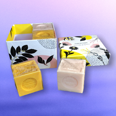 Marseille Soap Gift Box - Fleurs des Champs