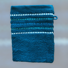 French Pocket Washcloth - Embroidered