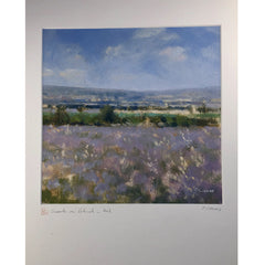 Provence Oil Painting - Lavandes vers Valensole