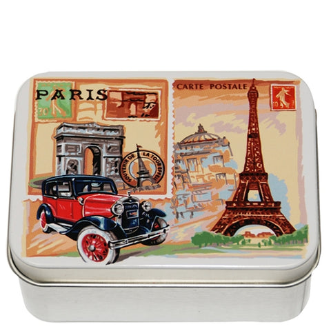 Rose Soap in Paris Metal Tin