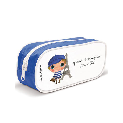 Kids Pencil Case - I will go to Paris